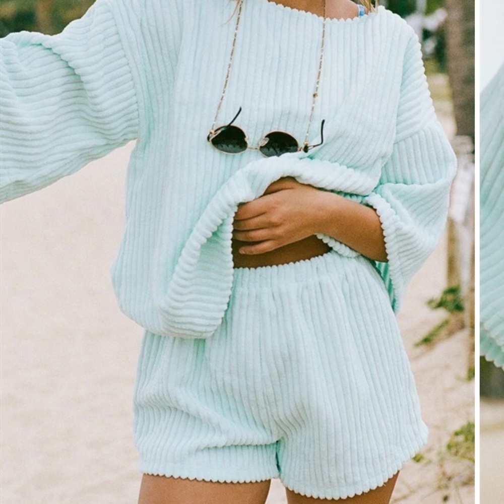 Sabo Skirt Wanderer Set -Blue Minky